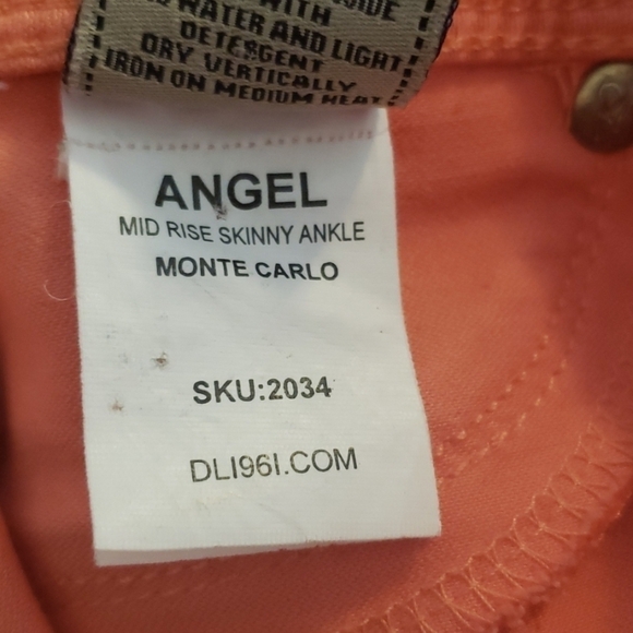 HP. DL1961 Angle Mid Rise Skinny Ankle Jeans - Picture 8 of 9